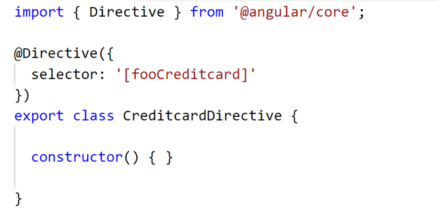 Keep in mind that selector starts with foo instead of app because we have configured project to use prefix foo while creating it. Keep in mind that selector starts with foo instead of app because we have configured project to use prefix foo while creating it.