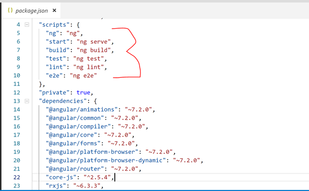 open package.json file to explore various options and dependencies open package.json file to explore various options and dependencies