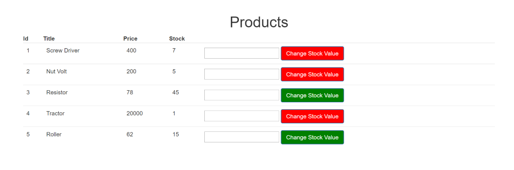 let’s say we want to add a new column with a button and input box as shown let’s say we want to add a new column with a button and input box as shown