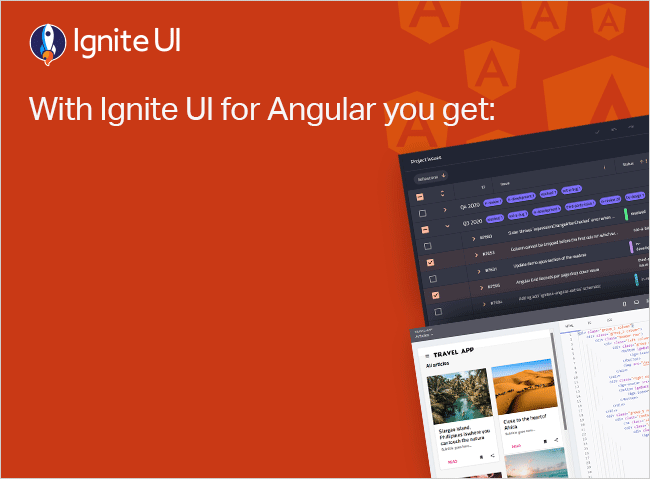 Ignite UI for Angular benefits