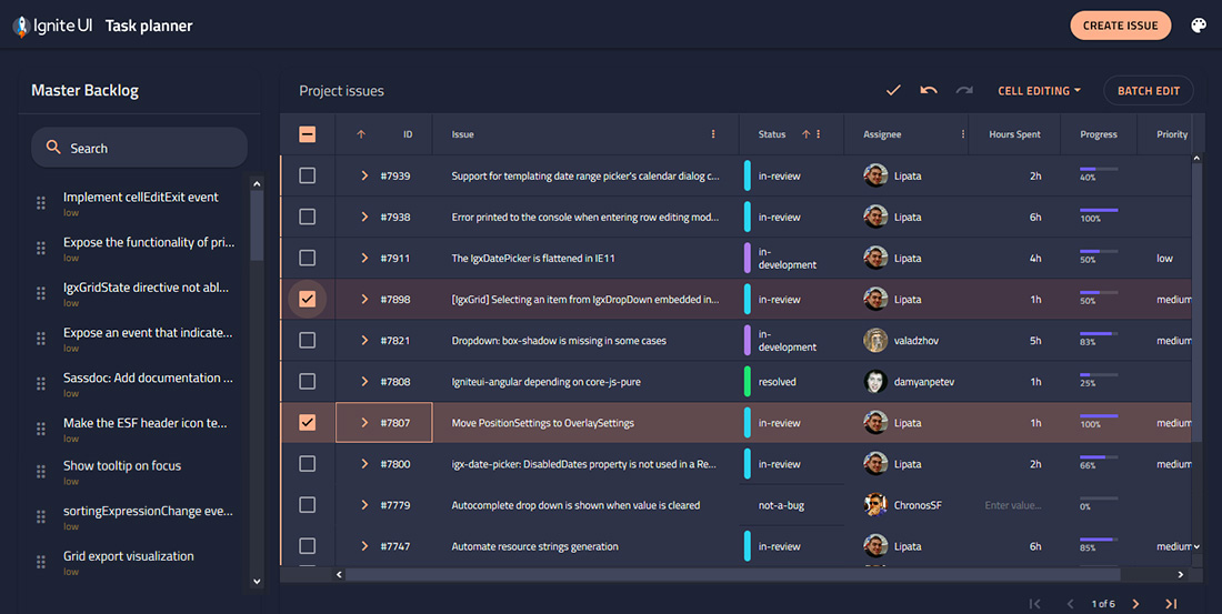 Datagrid Visualization Productivity Tools For Windows Forms Infragistics