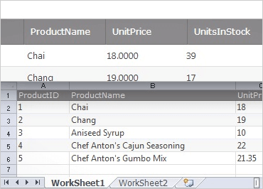 ASP.NET Excel Framework