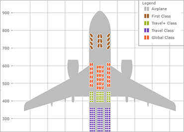 The Ignite UI Shape Chart renders break-even data for bound data that contains at least one of the necessary data columns.