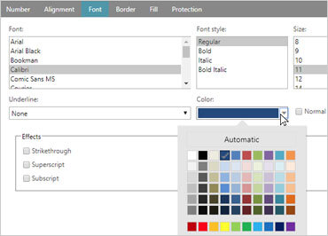 Ignite UI Formulas