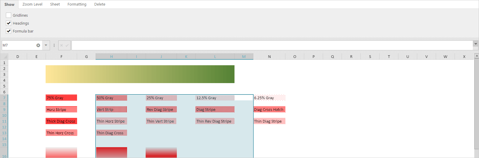 Spreadsheet Component - JavaScript/HTML5 & jQuery | Ignite UI