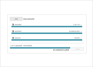 Ignite UI File Upload