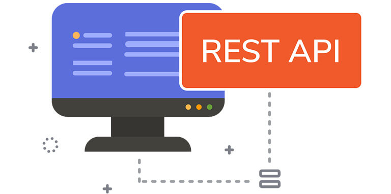 App Builder illustration showing connect to REST data source App Builder illustration showing connect to REST data source