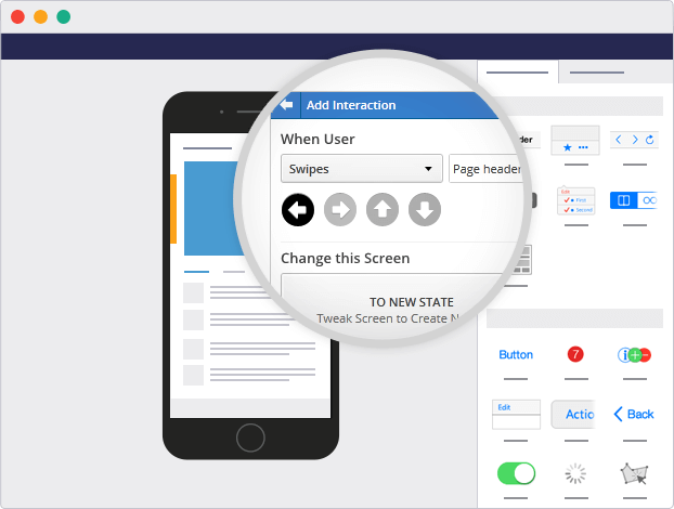 Prototype for mobile with Indigo Studio