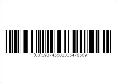 Control de código de barras WinForms para GS1 DataBar