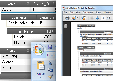 WinForms Grid Excel Explorer