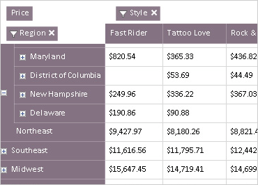 WinForms 플랫 데이터 소스