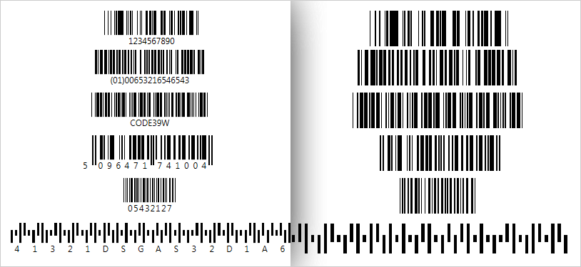 Ejemplo de función de texto legible para el control Bullet Graph de Windows Forms