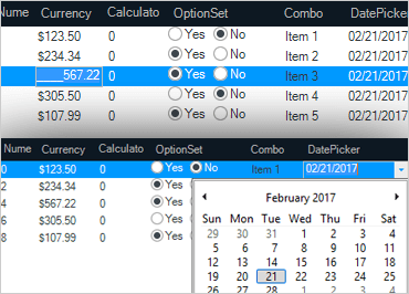 WinForms 그리드 수식 빌더