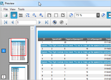 Cuadro de diálogo de vista previa de impresión de WinForms