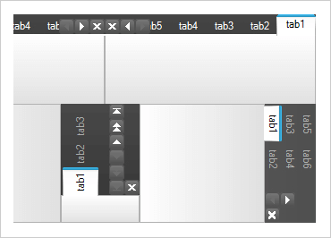 Ejemplo de enlace de datos de WinForms WinTabStrip