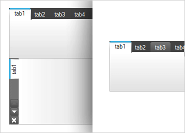 Control de pestañas de WinForms