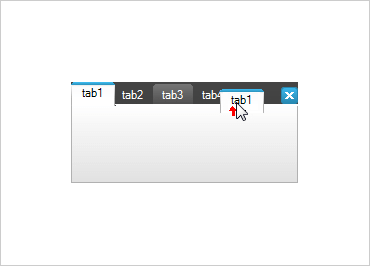 WinForms 탭 사용자 정의