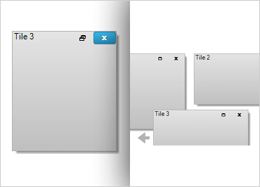 Panel de mosaicos de WinForms