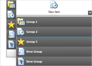 WinForms Groups and Items