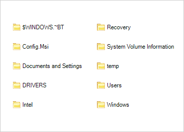 list of microsoft windows components