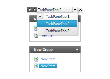 WinForms Toolbar Taskpanes