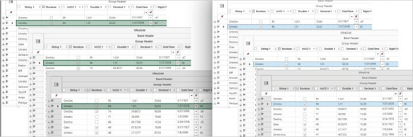 WinForms Office에서 영감을 받은 Infragistics 스타일 라이브러리