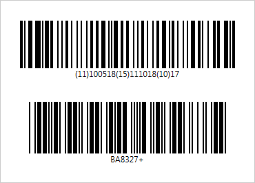 Accurate Identification by standard display barcode formats