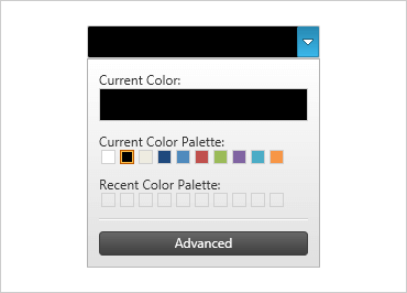 Dropdown Palette UI