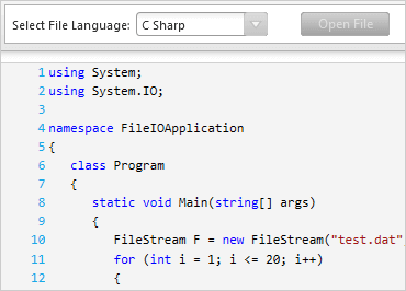 WPF 구문 편집기