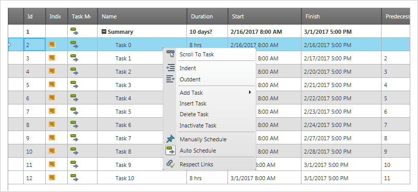 Manage Tasks