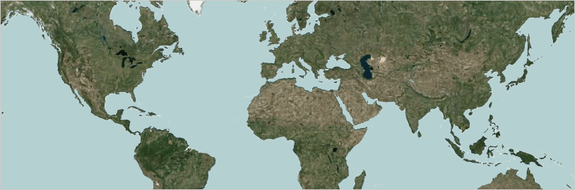 Serie de mosaicos geográficos y múltiples capas de mosaicos