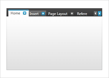 WPF Tabbed UI