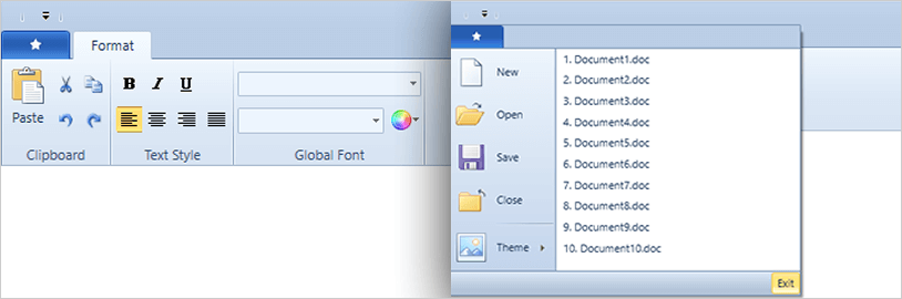 Windows 7 Scenic Ribbon