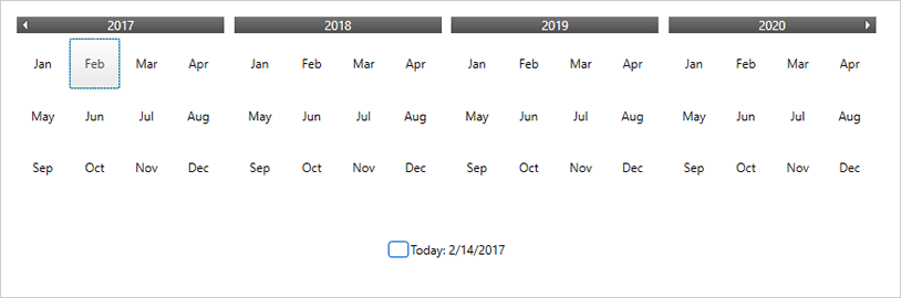 Calendar Control