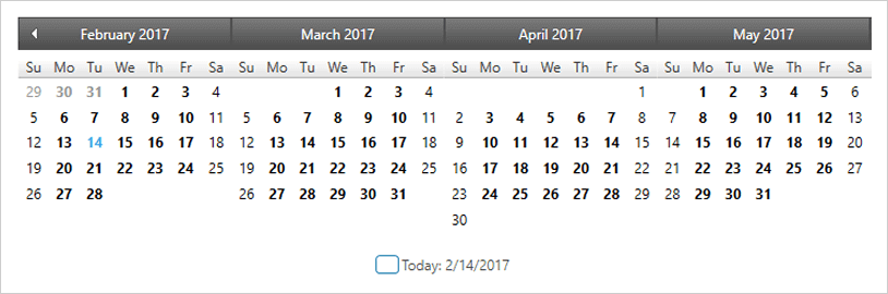 Calendar Control