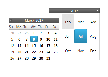 Calendario WPF
