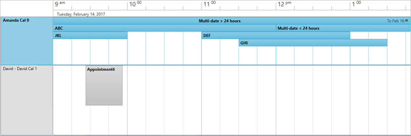 Schedule Component – WPF | Ultimate UI