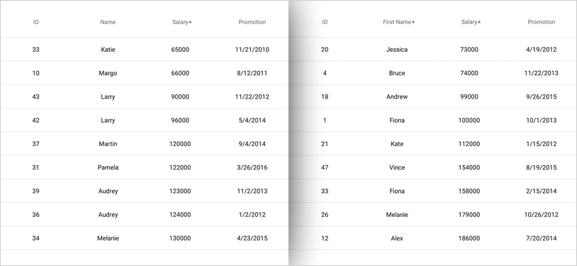 Xamarin Data Grid: Sorting and Filtering