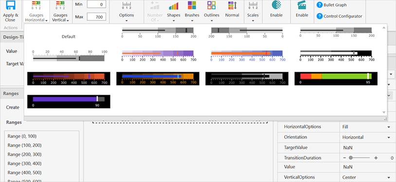 Xamarin Horizontal and Vertical Quickset Style Selection
