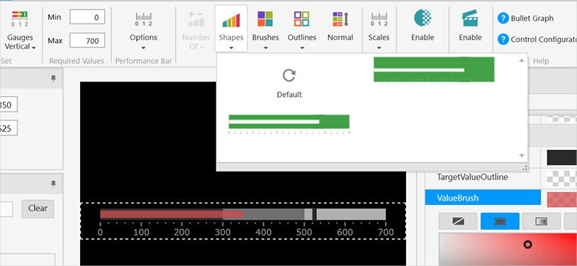 Xamarin Shapes Selector