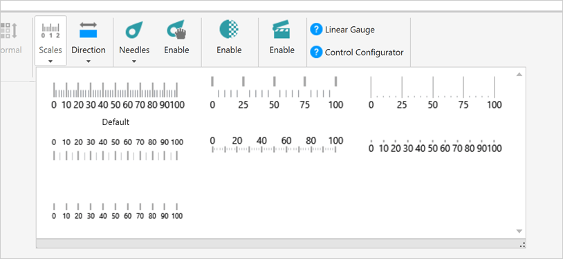 Xamarin 선형 계기: 방향