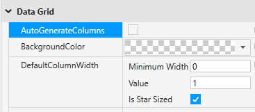 Disable AutoGenerateColumns to have more control over columns added to grid