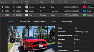 React Fleet Management sample application