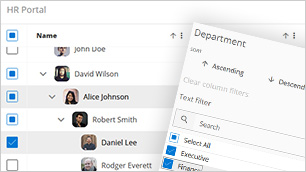 React ORG chart / HR Portal sample application