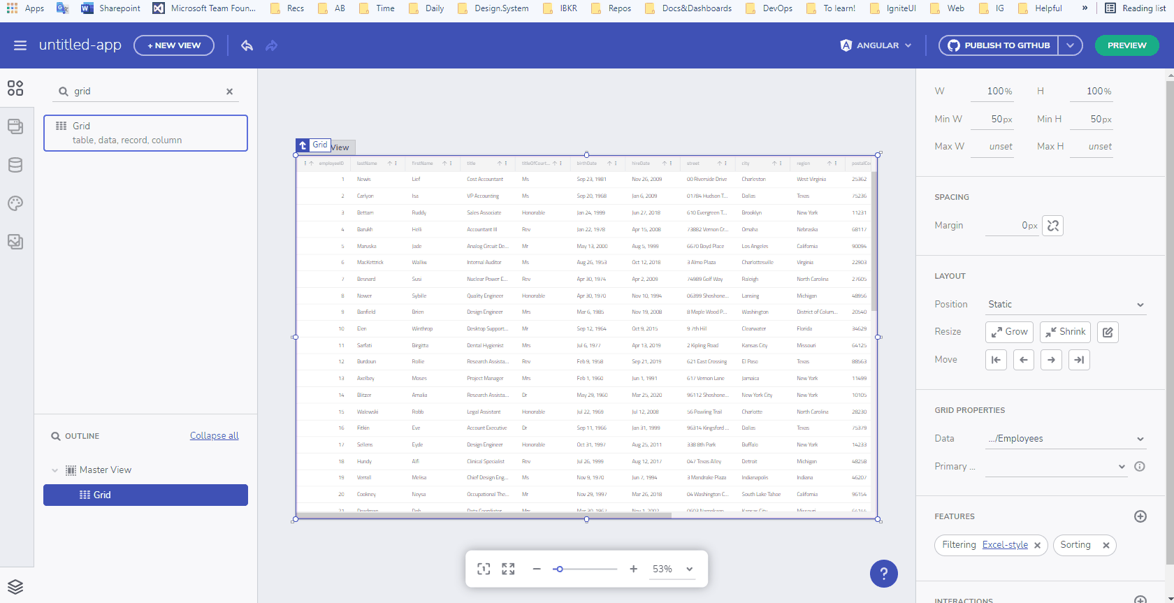 Export to excel