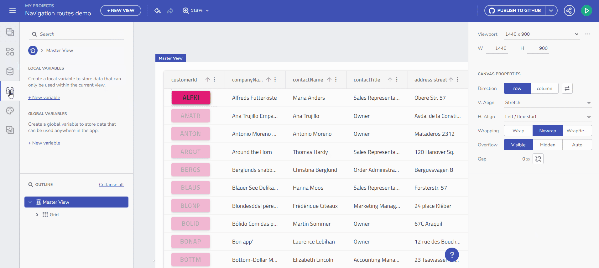 Interfaz de diseño que enfatiza la funcionalidad