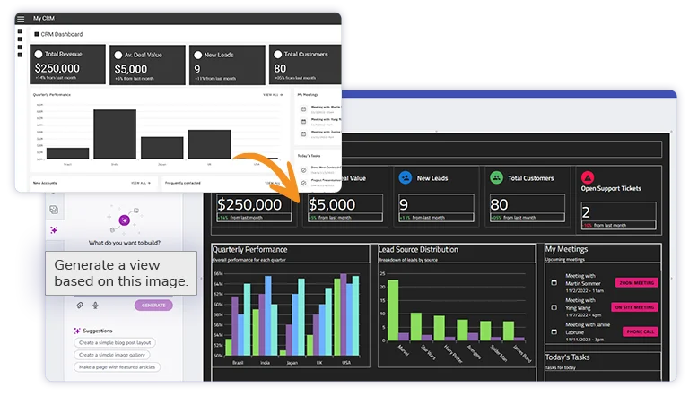 Generar vistas a partir de imágenes con App Builder AI