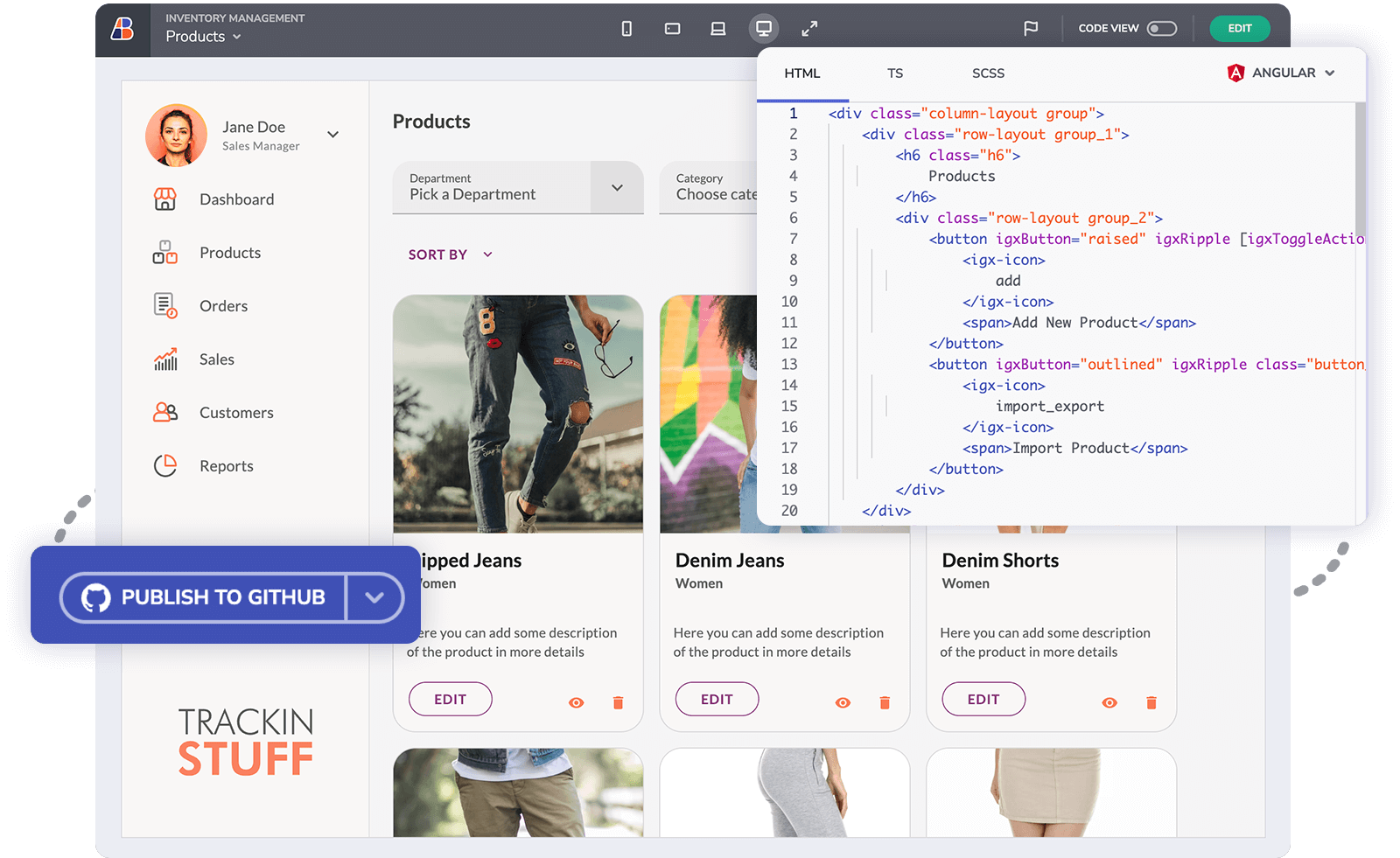 Low code solution for developers app builder 