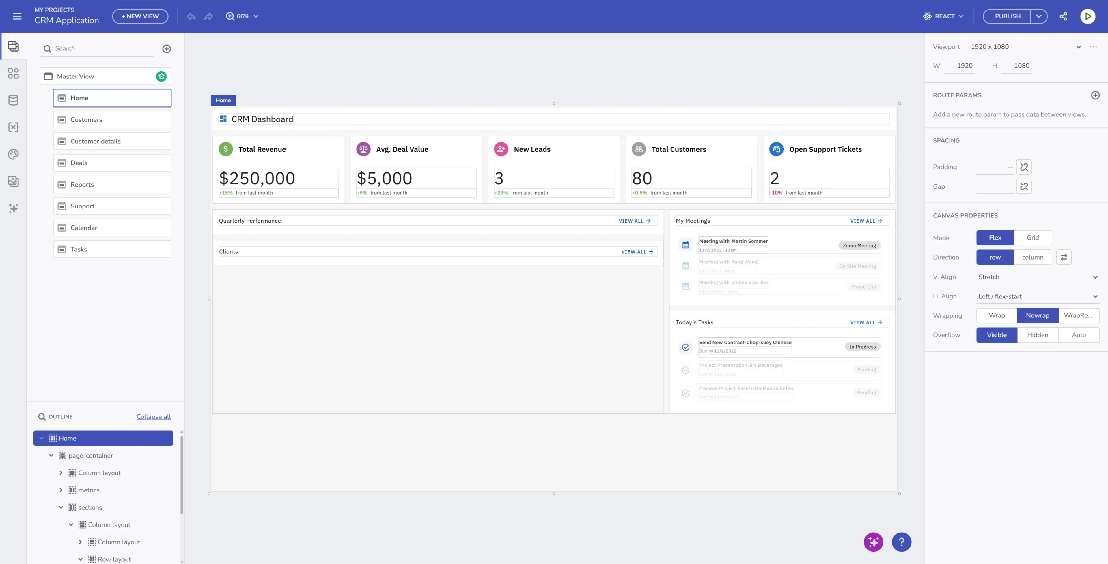 Low-Code Application Development Platform