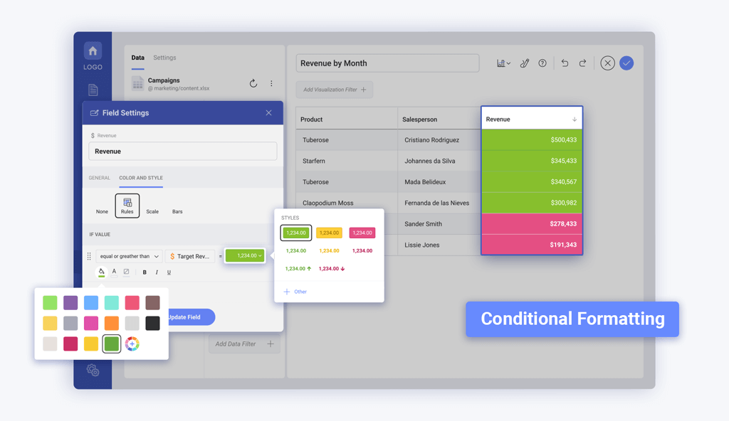 Conditional Formatting